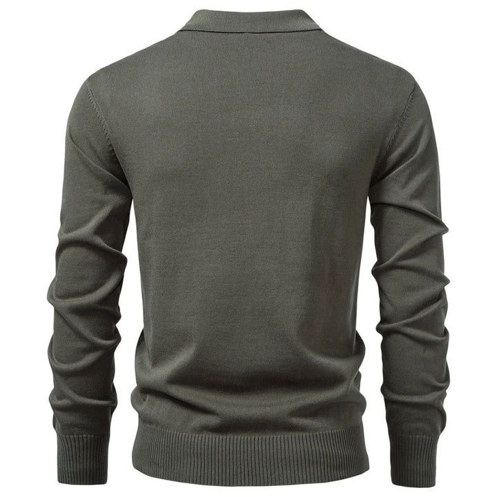Elegant Cable Knit Men's Sweater