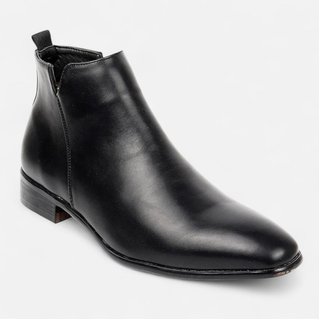 Elegant Square Toe Chelsea Boots for Men