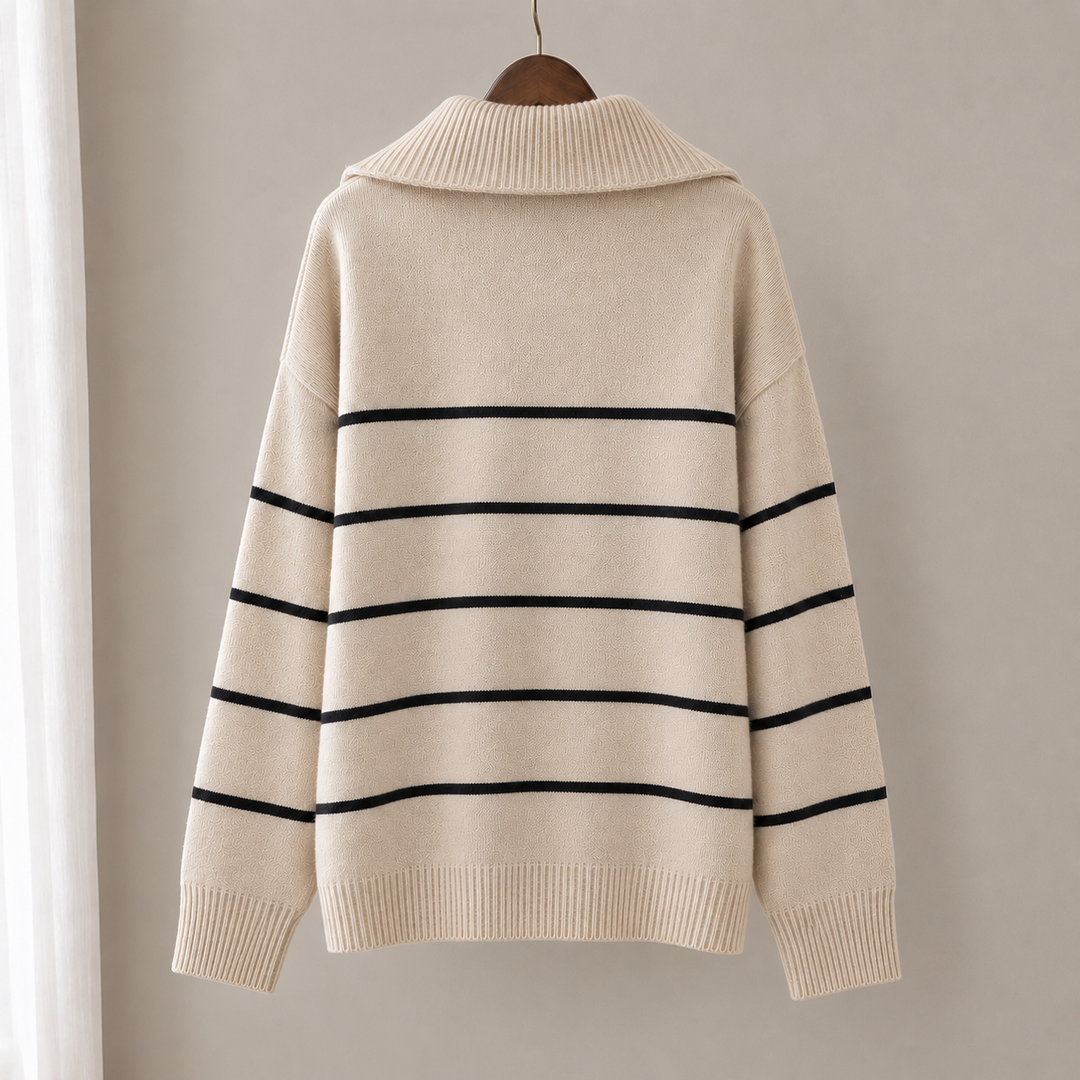Stylish Oversized Women's Button-Up Cardigan