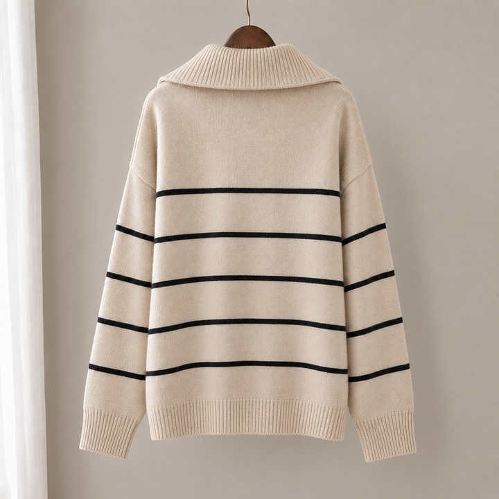 Stylish Oversized Women's Button-Up Cardigan
