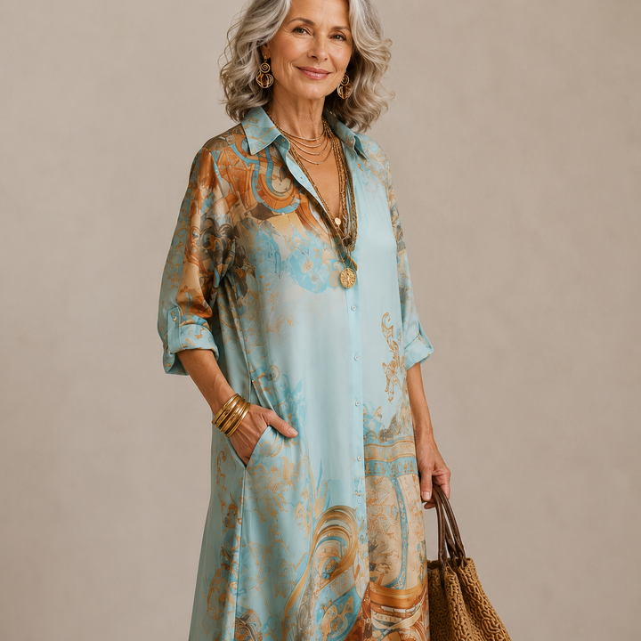 Elegant Flowing Women's Maxi Dress
