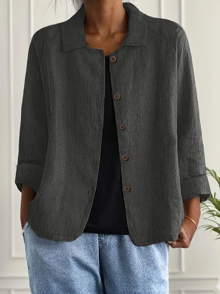 Lightweight Cotton Women's Top for Transitional Weather