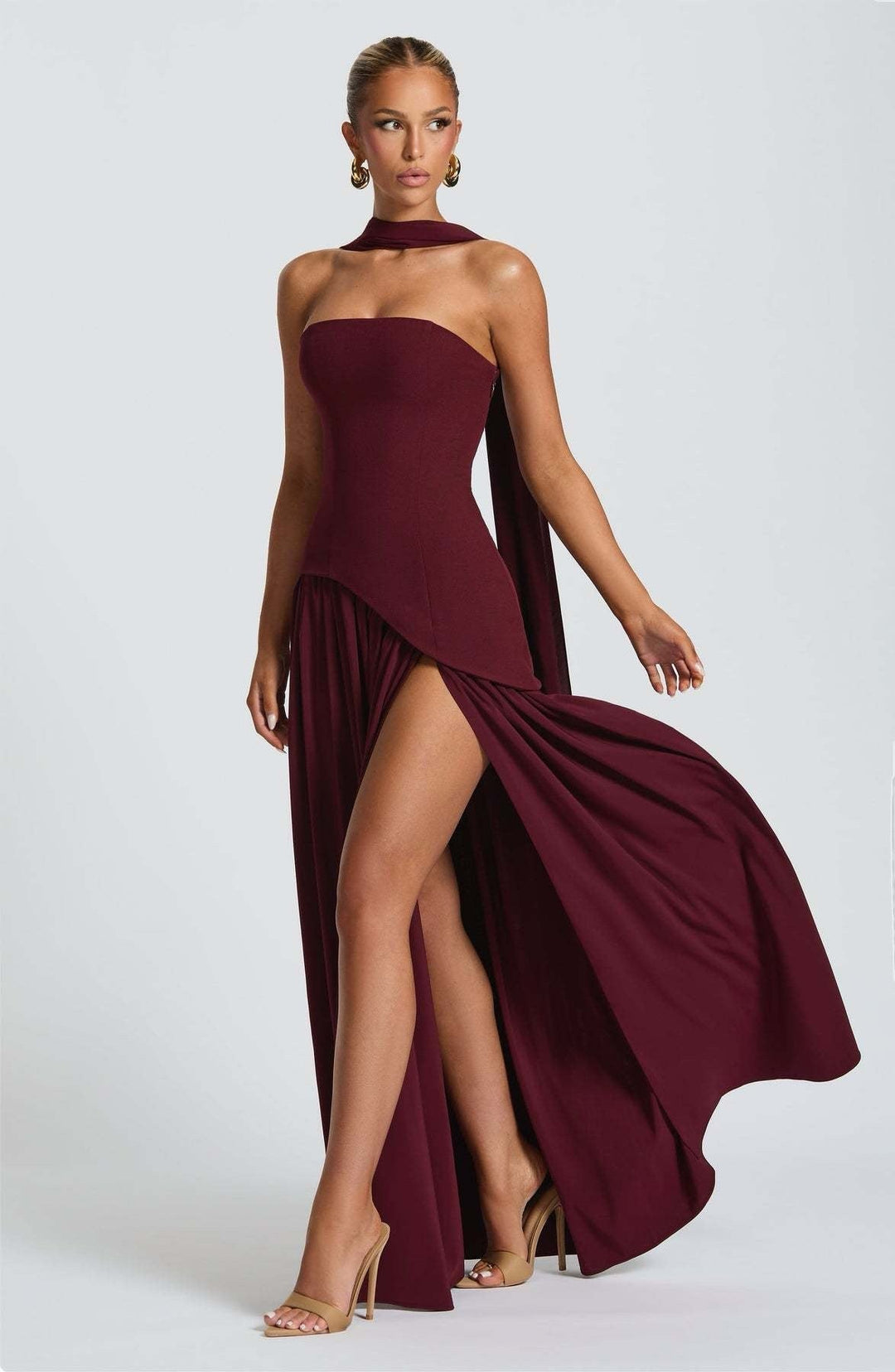 Elegant Flowing Women's Maxi Dress