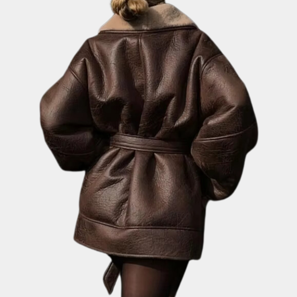 Women's Fashion Jacket with Belt